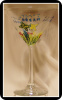 Butterfly Wishes- Martini glass-
Dream Hope Believe- Braille raised dots