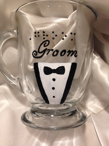Bride and Groom with or without raised-dot Braille- SET 