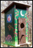 Retro Outhouse- Birdhouse