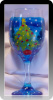 Christmas Tree Fantasy- Wine Glass